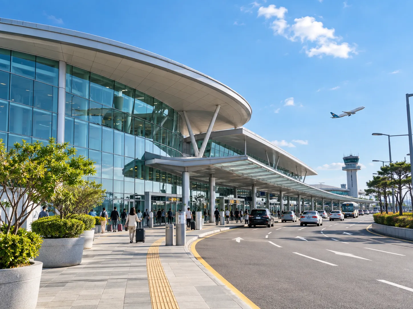 大邱空港の到着ロビー