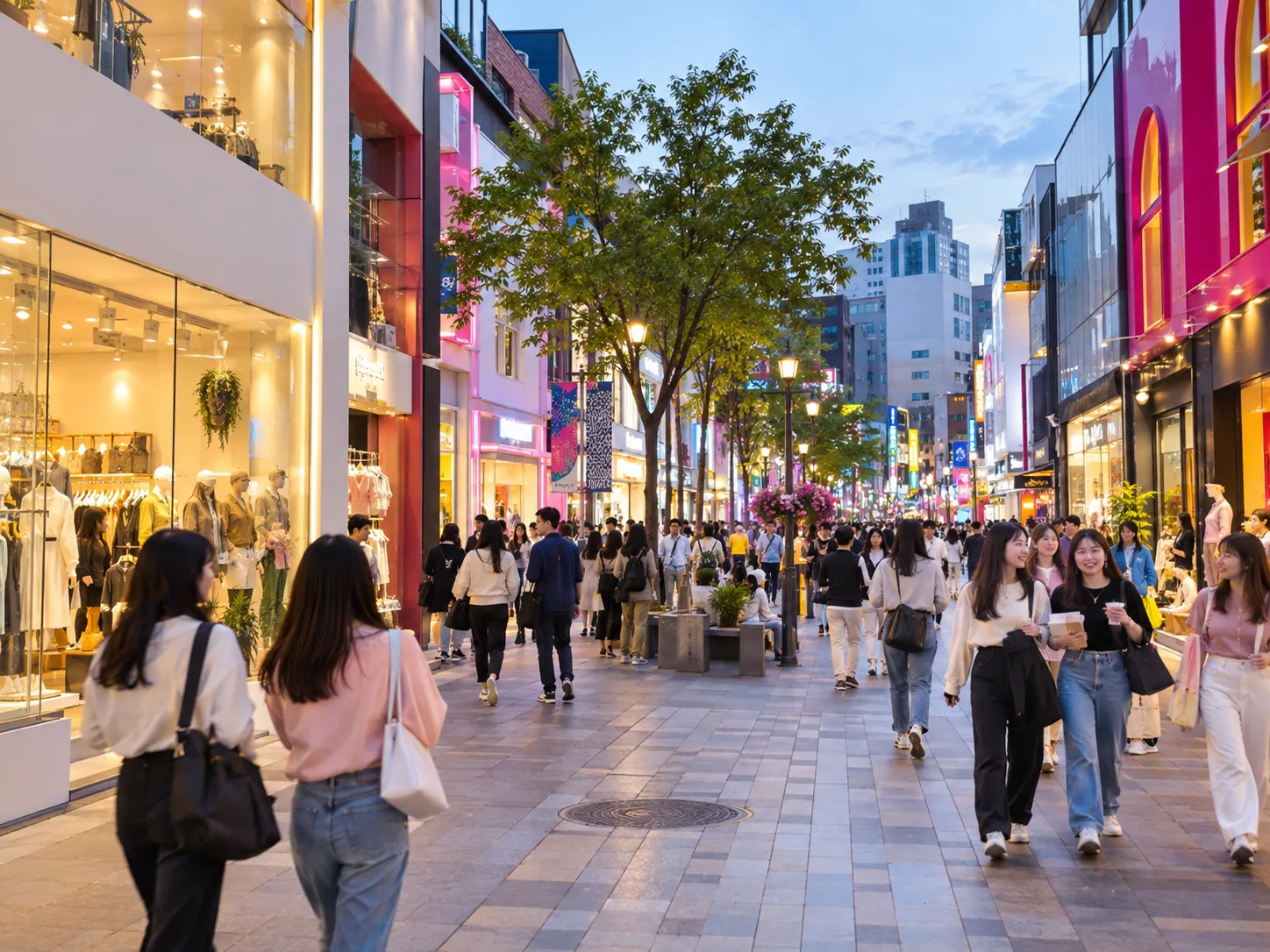 夕暮れの東城路